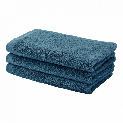 Aquanova London Aquatic Guest Towel, Dark Blue Color, 30*50 Cm
