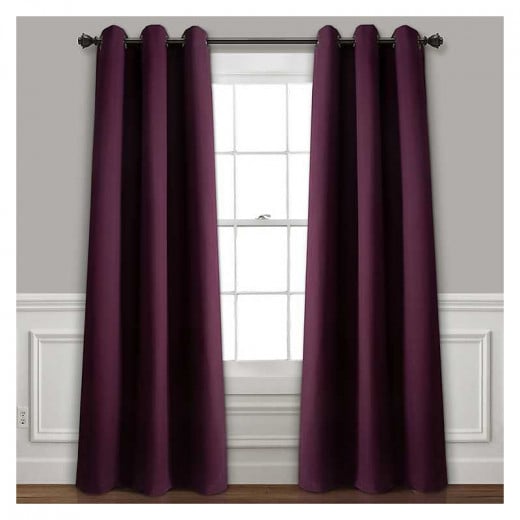 Armn Eclipse Single Curtain, Dark Purple Color, 140*265 Cm