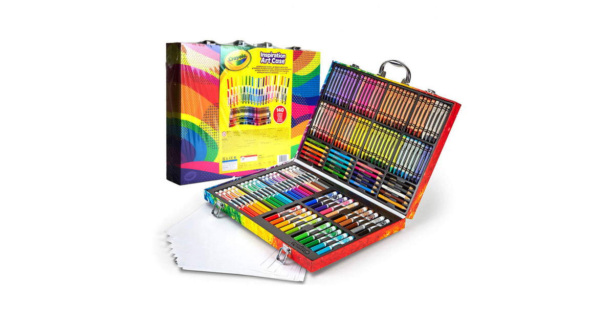 Crayola 140-Piece Art Case $12