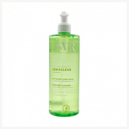 Svr Sebiaclear Gel Moussant Purifying and Exfoliating Cleanser, 400 Ml
