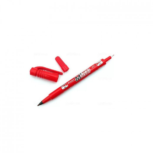 قلم ماركر توين الدائم أحمر بايلوت