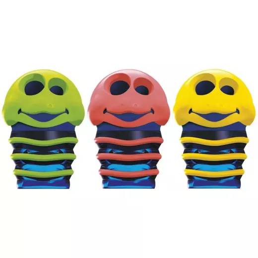 Maped Croc Croc Funny Worms Sharpener Assorted Color, 1 Piece