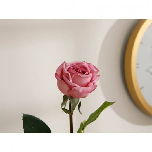 English Home Corsage Fabric Artificial Flower, Dark Pink, 44 Cm