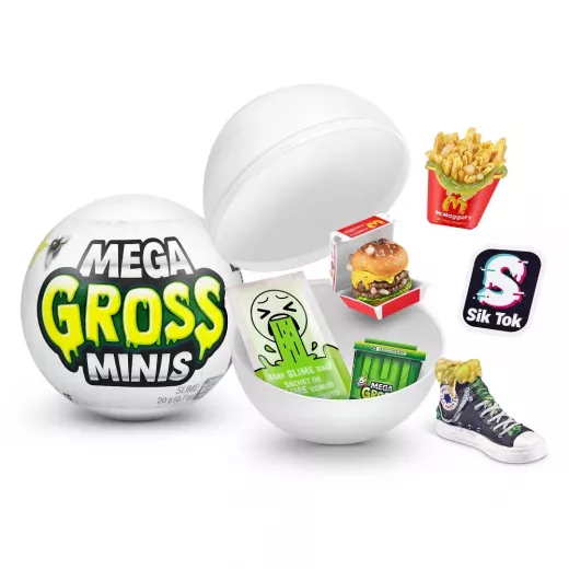 Toy Mini  5 Surprise Mega Gross Minis Slime Capsule