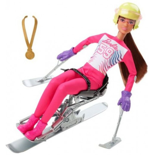 Barbie  I Can Be Made to Move Para Alpine Skier Doll
