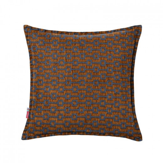 ARMN Azure Cushion Cover, Copper & Gray Color, 45x45 Cm