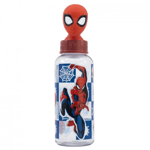 Stor 3d Ecozen Figurine Bottle 560 Ml Spiderman Arachnid Grid