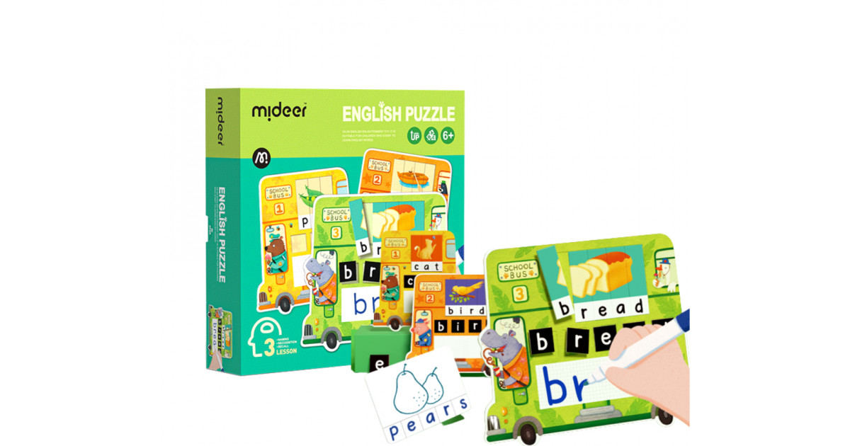 Mideer Oh! B-U-S Bus! Word Puzzle | MIDEER | | Jordan-Amman | Buy & Review