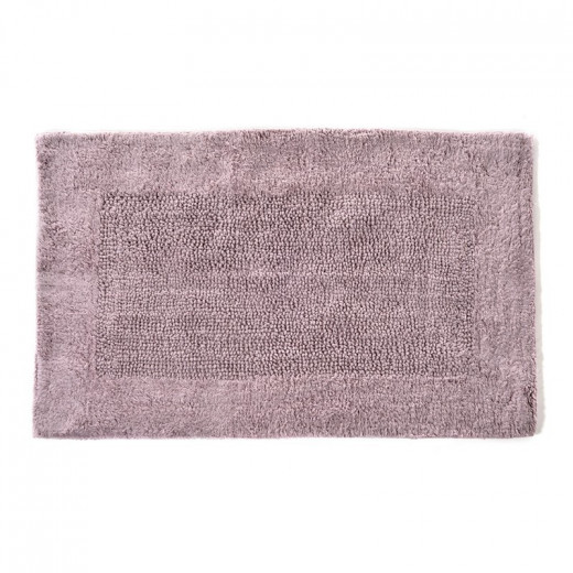 Fazzini Cotton Bath Rug, Dust Pink Color, 60x110cm