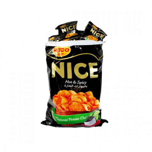 Kitco Nice Potato Chips Hot &Spicy, 21 Pieces, 14 Gram