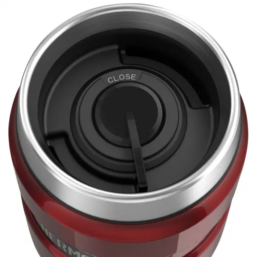 Thermos Stainless King Travel Tumbler, Red Color, 470 ml