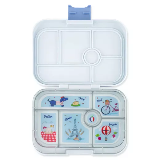 Yumbox Leakproof Sandwich Friendly Bento Box, Gray Color