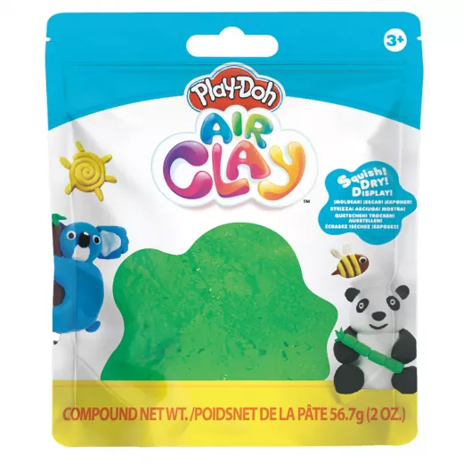 Play-Doh Air Clay Green, 567g
