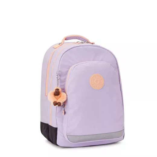 Kipling-Class Room-Large Backpack With Laptop Protection Purple