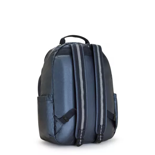 Kipling-Seoul Backpack Admiral Bl Metallic, Large