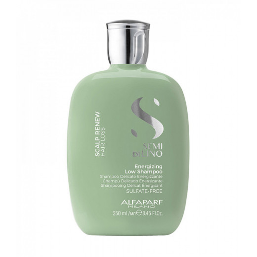 Alfaparf Milano Semi Di Lino Scalp Renew Energizing SHAMPOO for Thinning Hair(HAIR LOSS) - Strengthens, Re-densifies and Stimulates Hair Fiber 250 ML