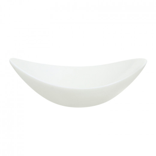 طبق بيضاوي أوليفيا أبيض 20.5 سم من ويلماكس