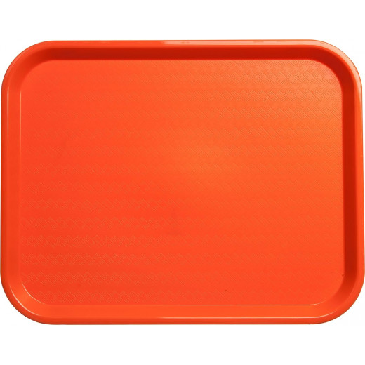 Vague Fast Food Tray Plastic 45 centimeters x 35 centimeters Orange