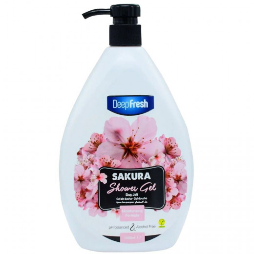Deepfresh Shower Gel With Cherry Blossom Extract 1000 Ml