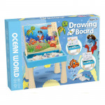 Ocean Building Block Puzzle Drawing Table (3 In 1)