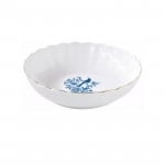 Easy Life Paradise Garden Soup Plate - White & Blue 20cm