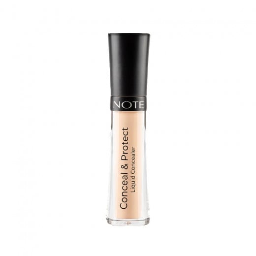Note Cosmetique Conceal & Protect Liquid Concealer- 05  soft ivory