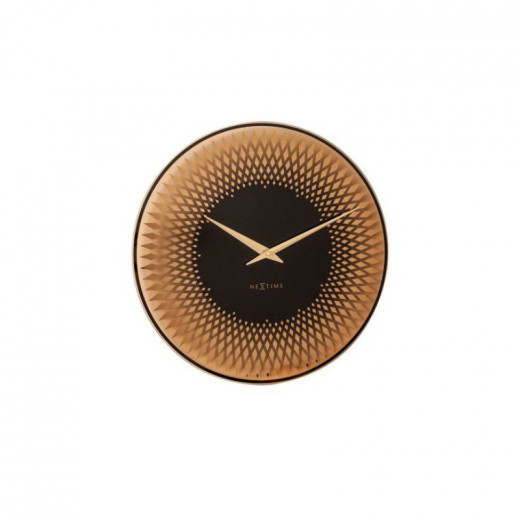 Nextime wall clock sahara copper