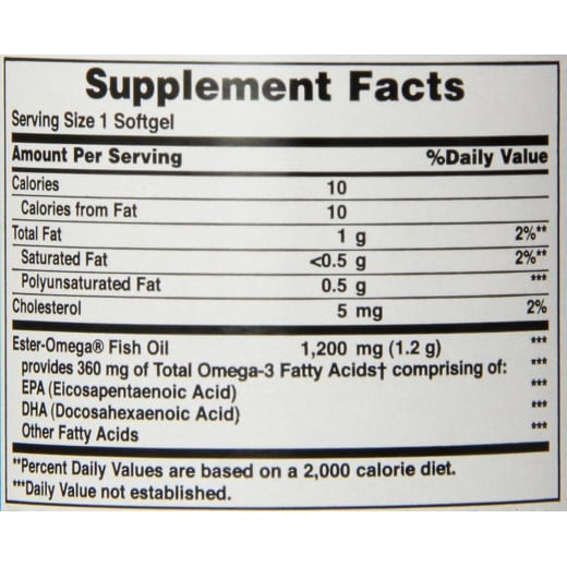 Puritan's Pride Omega-3 Fish Oil, 1200 Mg,100 Count+ 1 Pack for Free