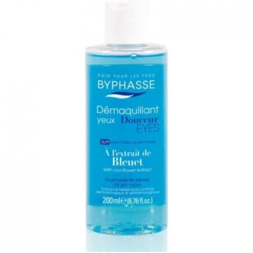 Byphasse Soft Eye Makeup Remover Cornflower Extract All Skin Types 200ml