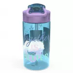 Zak Designs  Purple Frozen Plastic Water Bottle with Straw Lid 16 oz