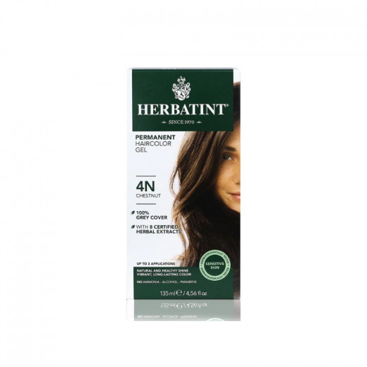 Herbatint Permanent Hair Dye 4N Chestnut- 150ml