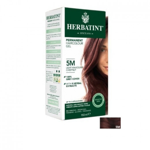 Herbatint Permanent Hair Dye 5m Light Mahogany Chestnut 150ml