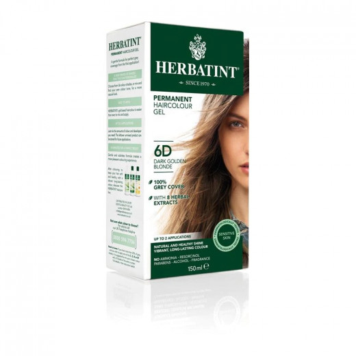 Herbatint Permanent Hair Dye 6C Dark Ash Blonde  150ml