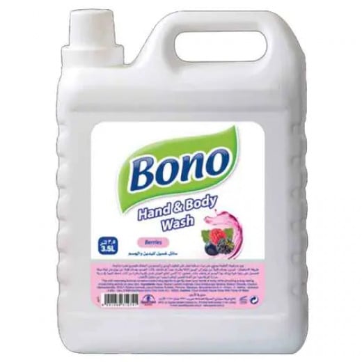 Bono hand washing liquid with raspberry scent, 3.5 liters