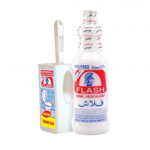 Flash bathroom cleaner kit