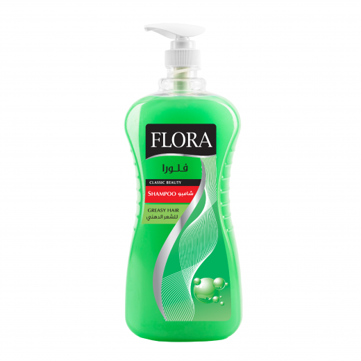 Flora for oily hair, green, with pump, 1475 kg