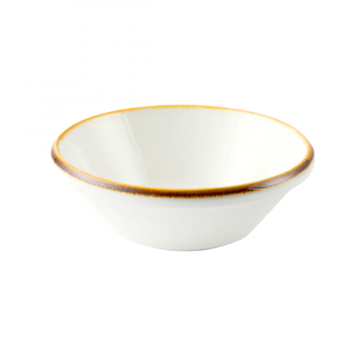 Porceletta Ivory Mocha Porcelain Mezza & Salad Bowl 15.5 cm / 6