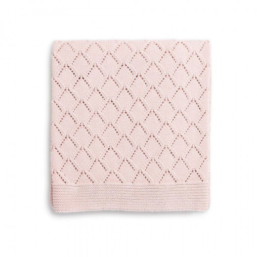 Funna, Baby Knitted Blanket,100% Cotton, 75x100 cm, Pink