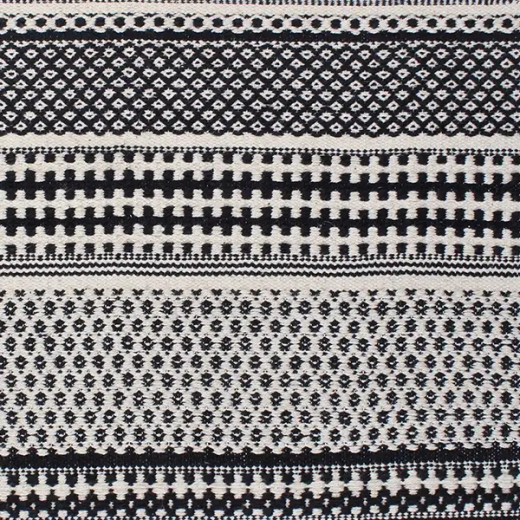 Nova Home Samaira Hand Woven Rug, Black Color, 120*180 Cm