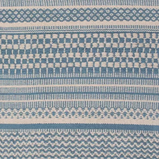 Nova Home Samaira Hand Woven Rug, Blue Color, 90*60 Cm
