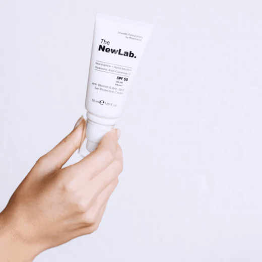 The NewLab Anti Blemish sun protection cream spf50