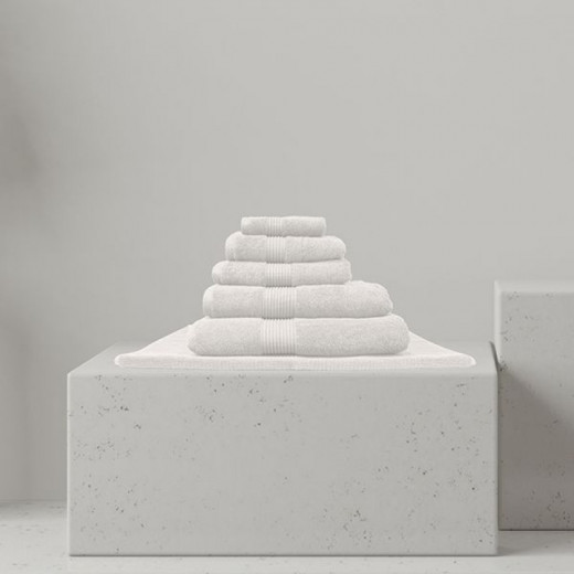 Nova Home "Pretty Collection" Towel, White Color