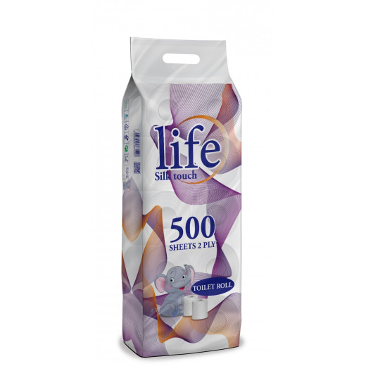 Life Toilet Roll 500 sheets 2 ply