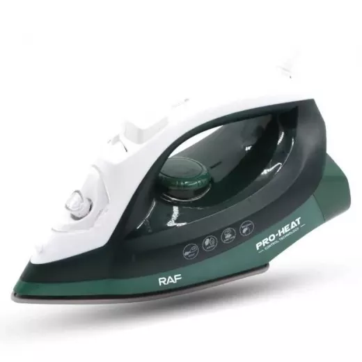 RAF Electric steam iron with ceramic sole green