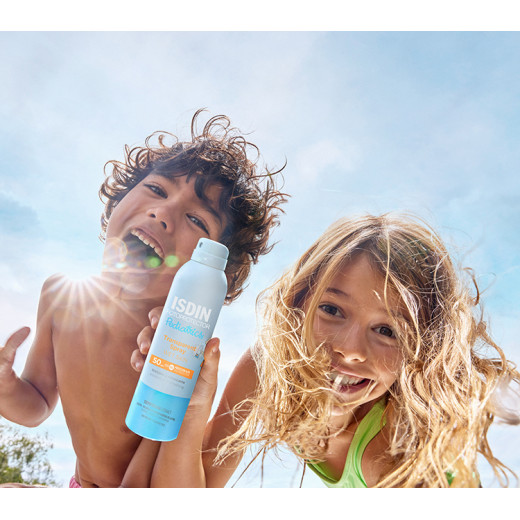 Isdin Photoprotector Pediatrics Transparent Spray Wet Skin Spf50, 250 Ml, 2 Packs
