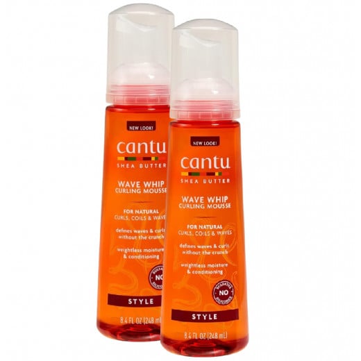 Cantu Wave Whip Curling Mousse, 248 Ml, 2 Packs
