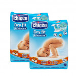 Chicco Dry Fit Plus 16-30 Kg Diaper, X Large Size, 14 Diapers , 2 Packs
