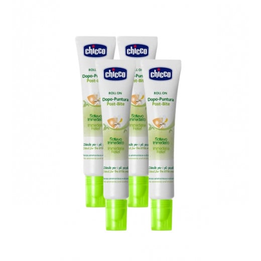 Chicco Anti-mosquito After Bite Roll-on, 10 ml, 4 Packs
