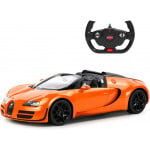 Remote Control Rastar Bugatti Veyron (Orange, White)