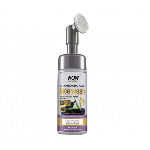 Wow Activated Charcol Foaming Face Wash 150 ML